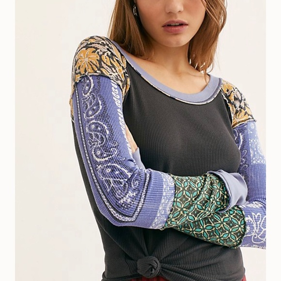 Free People Tops - Free People Bright Side Thermal storm combo